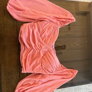 Lulu's Pink Crop Top